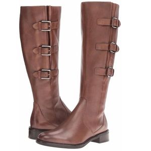 Leather Riding Boots Brown